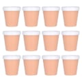 Miniatyrbild 1 av 5: 12-pack 200 ml maskflaskor med innerlock, rakt maskglas orange KLB