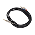 Pikkukuva 2 / 8: 1/4\" TRS - 2 RCA-kaapeli kullattu liitin 6,35 mm KLB