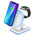 Miniatyrbilde 1 av 8: Trådløs lader, induktiv ladestasjon for Apple Watch hvit KLB