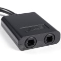 Miniatyrbild 4 av 4: Optisk Splitter 1 In 2 Out Digital Toslink Splitter 1 in 2 Output Audio