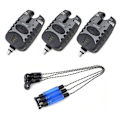 Pikkukuva 5 / 5: Tackle Fishing Bite Alarm ja LED Swinger Set Sininen LED-valo Kalastus