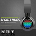 Pikkukuva 6 / 8: Bluetooth-kuulokkeet, valaistu, taitettava, langaton, musta