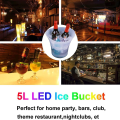 Miniatyrbild 8 av 8: LED-ishink, 5L stor flaskkyl - champagnekylare - vinkylare - KLB