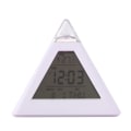 Miniatyrbild 2 av 6: 2 st Färgförändrande Pyramid Digital LCD Väckarklocka Termometer Temperatur Datum