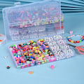Miniatyrbild 5 av 5: Pärlor för trådning, DIY-armband, små presenter till barn, pysselset