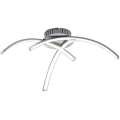 Miniatyrbilde 6 av 7: LED-taklampe, moderne design buet taklysekronelampe med 3