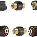 Pikkukuva 4 / 4: Letkun pikaliitin M22 x 1,5 kaksoispistoke painepesurin sovitin (14 mm