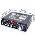 Miniatyrbillede 2 af 5: Bluetooth 5.0 Stereo Audio 12V 220V 600W 2-kanals LCD-display Høj Fidelitet