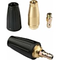 Miniatyrbillede 3 af 5: 1,8 GPM 3000 PSI 035 roterende turbodyser til højtryksrenser, 1/4\" hurtigkobling, højtryksrenserdyser KLB