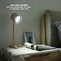 Pikkukuva 8 / 8: USB-ladattava LED-pöytälamppu silmäsuojalla (vaaleanpunainen) KLB