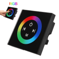 Miniatyrbillede 3 af 8: Vægmonteret farverig RGB LED touch panel controller dæmper KLB