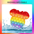 Miniatyrbilde 4 av 5: Pakke med Pop Bubble Push Fidget, Popits Poppit Popper Poppit KLB