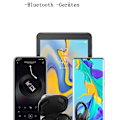 Miniatyrbillede 5 af 6: Bluetooth sports-hovedtelefoner, 60 timer med opladningsetui, LED-display, ENC HD