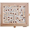 Pikkukuva 1 / 7: Lasten koulutuslabyrinttilelu 3D-labyrintti Puinen palapeli Pelilabyrintti