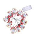 Miniatyrbillede 1 af 7: 10 LED julelys Batteridrevet Hjemmeindretning Lille klokke 1,15 m KLB