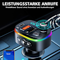 Pikkukuva 6 / 6: Bluetooth-sovitin autoon, PD 18W & QC3.0 FM-lähetin auto Bluetooth 5.0, 9 RGB