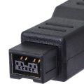 Miniatyrbillede 7 af 8: FireWire IEEE 1394 Type A 400 6-pin hun til 1394 Type B 800 9-pin