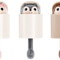 Miniatyrbild 1 av 5: 3-pack ekorrhållare, barns självhäftande krokar, handdukskrokar, självhäftande krokar, djurväggkrokar