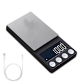 Miniatyrbillede 1 af 5: Mini Lomme 500/0,01g Høj Præcision LCD Baggrundsbelyst Vægtskala 1kg/0,1g KLB