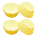 Miniatyrbillede 1 af 5: Cupcake Cases Standard muffin bageforme fremstillet af fedtpapir, ren gul