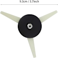 Miniatyrbilde 6 av 8: Deler til gresstrimmer, trimmerhode børste trimmerblad egnet for 6-3 FS38 FS40