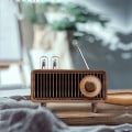 Miniatyrbilde 8 av 8: Retro radio med Bluetooth, FM AM SW kjøkkenradio retro batteriradio bærbar
