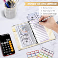 Miniatyrbillede 6 af 7: Budgetmappe med budgetkuvert A6 budgetmappe