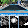 Miniatyrbild 2 av 5: Bladnätsskydd för rektangulär pool, ovanmarksskydd för pool, utomhusskydd för döda löv och skräp 3×5m(10x16,4ft) KLB