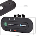 Miniatyrbilde 5 av 6: Bil handsfree-system Bluetooth solskjerm handsfree bilsett