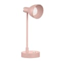 Miniatyrbillede 1 af 5: LED øjenbeskyttende læringsbordlampe USB genopladelig læsning pink