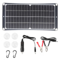 Miniatyrbillede 3 af 8: 20W solcellepanel opladningsplade bærbar solcelleoplader til KLB