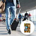 Miniatyrbild 6 av 6: Elastiskt resväsköverdrag Resväskskydd M