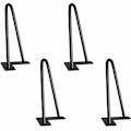 Pikkukuva 1 / 5: Skandinaaviset huonekalujalat 4 kpl Diy Pin -jalat Pöydän jalat Tuolin jalat 20 ruuvilla + 4 jalkasuojaa, H25cm-2 tankoa KLB