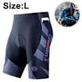 Miniatyrbilde 1 av 8: Sykkelshorts for menn med 3D-setepolstring, hurtigtørkende, grå, størrelse L