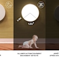 Miniatyrbilde 7 av 7: LED-nattlys, magnetisk innendørs bevegelsessensorlampe med gratis frakt KLB