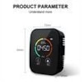 Miniatyrbillede 7 af 8: 5 i 1 CO2-måler digital temperatur fugtighedstester TVOC KLB