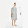 Miniatyrbillede 2 af 4: Håndklæde poncho mikrofiber surfing skiftetøjs håndklæde badekåbe med hætte