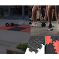 Miniatyrbillede 2 af 5: Beskyttende måttesæt EKSTRA TYK - 2 cm - Premium fitnessudstyr underlagsmåtte 4 stk. EKSTRA