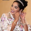 Miniatyrbillede 5 af 5: Funklende krystal prinsesse tiara rhinsten blad pageant bryllup hår KLB