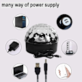 Miniatyrbilde 7 av 7: Disco Ball Disco Lys Fest Disco Lys Projektor LED Festlampe 9 Farger
