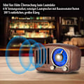 Pikkukuva 5 / 6: Retro-radio Bluetooth-kaiuttimella, Aooeou radio vintage pieni pähkinäpuu