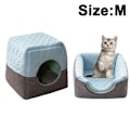 Miniatyrbillede 1 af 8: Kæledyrsrede og sofaseng, sammenklappelig skridsikker til hunde Lyseblå KLB