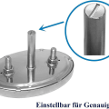 Miniatyrbillede 3 af 5: 3\" Ovn Termometer Rustfrit Stål Termometer til Gasgrill Udskiftningsdele