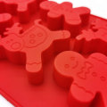 Miniatyrbillede 4 af 6: Jule silikoneform 3D jule elg snefnug form KLB