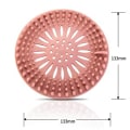 Miniatyrbild 4 av 8: 4-pack silikonhårfilter, universellt avloppsskydd, kan användas i badrummet.