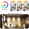 Miniatyrbilde 5 av 8: Taklampe overflate montert LED takspotter aluminium svart