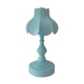 Miniatyrbilde 1 av 5: Retro bordlampe med lotusbladdesign, perfekt for jenters soverom KLB