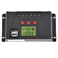 Miniatyrbillede 8 af 8: PWM LCD solcelleladeregulator 12V 24V 10A batteriladning KLB