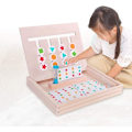 Miniatyrbilde 5 av 5: Montessori leker, grafiske fargeklassifiseringsleker, lekeblokker for barn