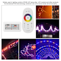 Miniatyrbilde 8 av 8: DC12-24V 2.4G Fargerik RGB RGBW LED-lysstripekontroller KLB